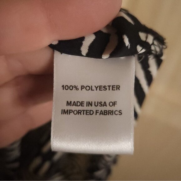 Peyton Jensen Black Off The Shoulder Silky Blouse Small - Picture 6 of 7